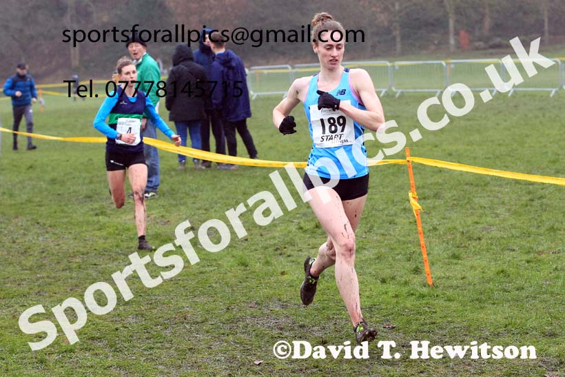 Senior Womens 2023 Northern Cross Country Champs., Witton Park, Blackburn. Photo: David T. Hewitson/Sports for All Pics